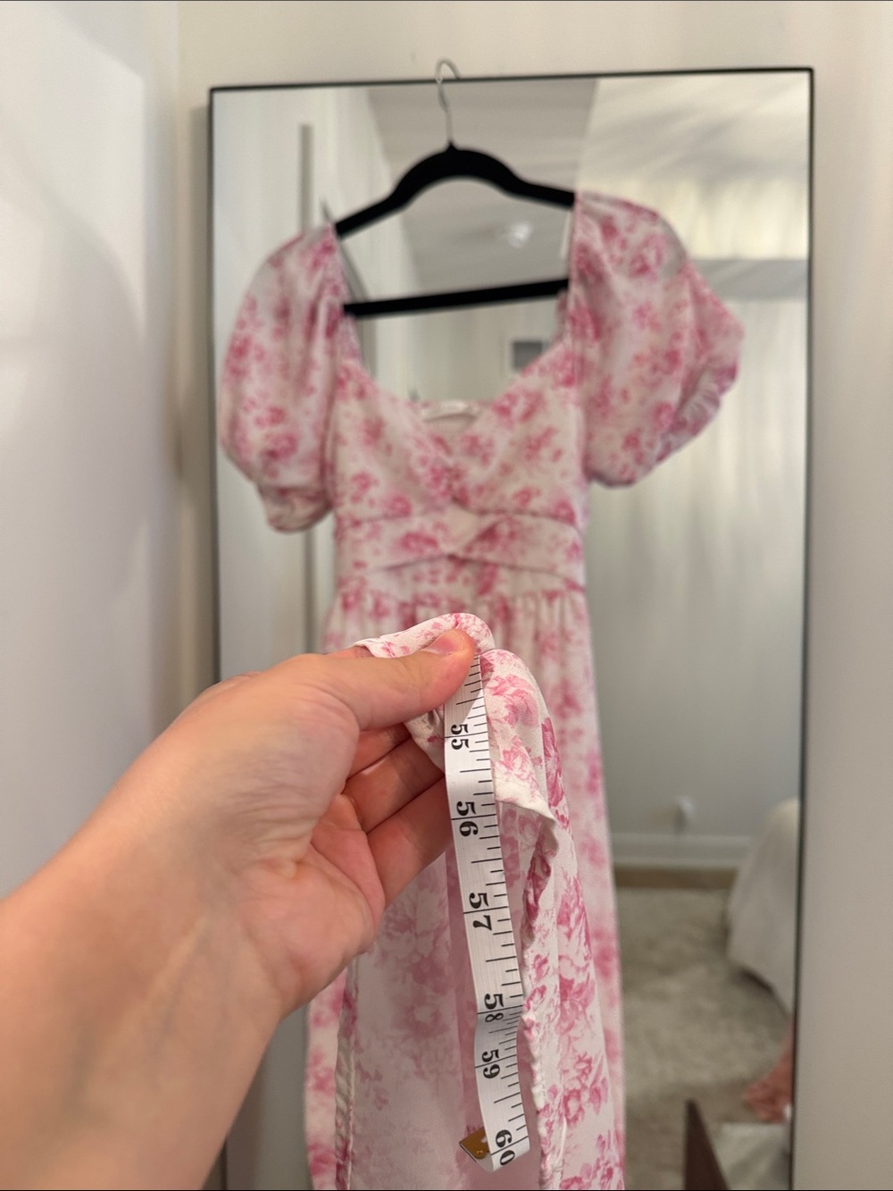 Altar'd State Pink and White Floral Maxi Dress - Picture 4 of 4